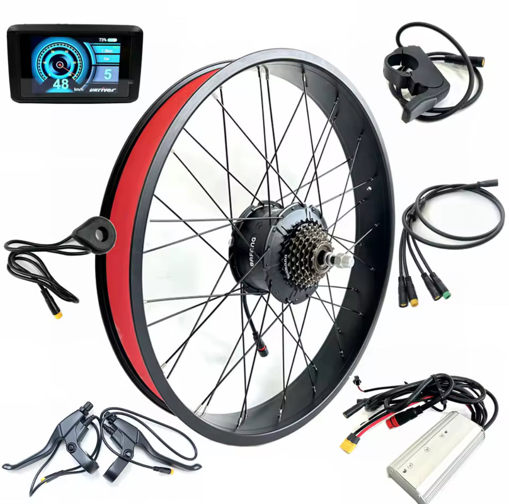 26” Fat Tire E-Bike Kit