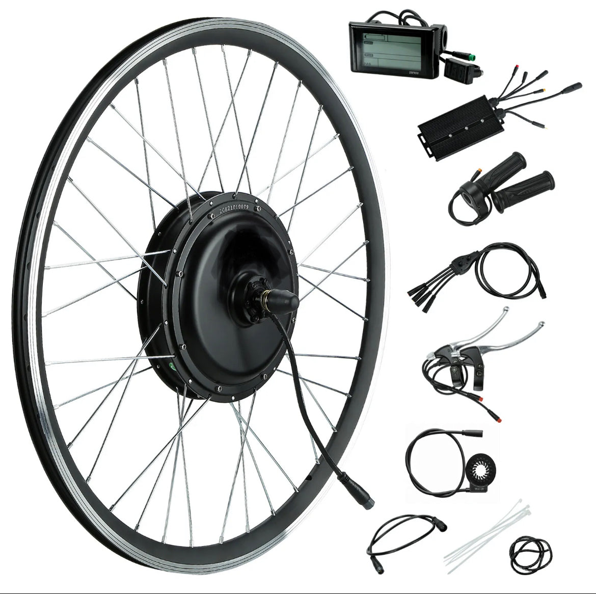 1000 watt rear hud motor Kit with battery – Bronko Bikes 1000 watt rear hud motor Kit with battery – Bronko Bikes