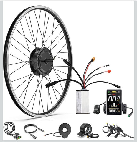 BAFANG Ebike Conversion Kit 48V500W Front Hub Motor Kit with Display