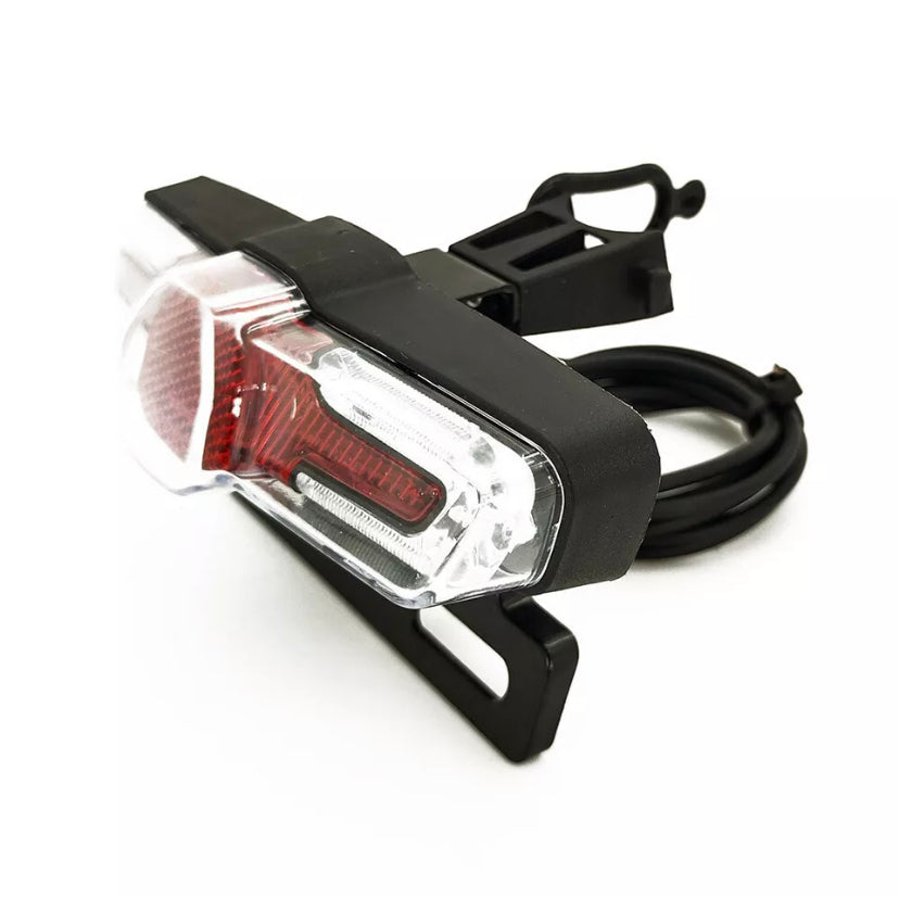 24-60V Ebike Headlight Tail Rear Lights LED Brake Lamp Electric Bike Light Kits